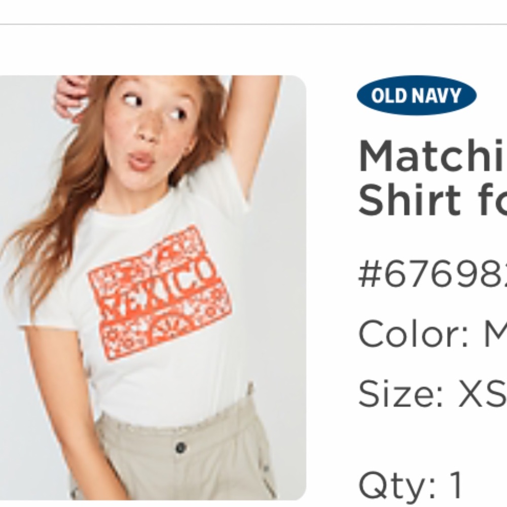 Family matching Mexico T shirts
